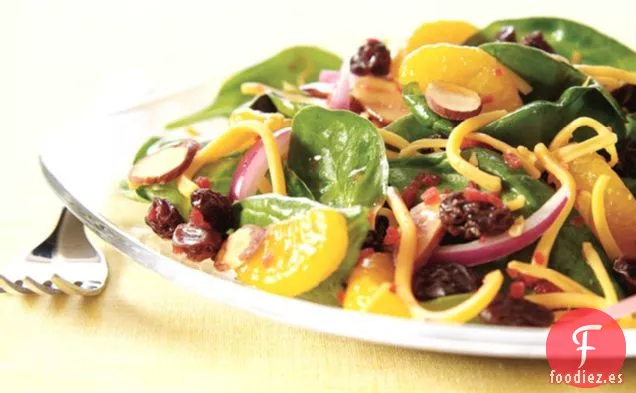 Ensalada de Espinacas con Queso y Sol