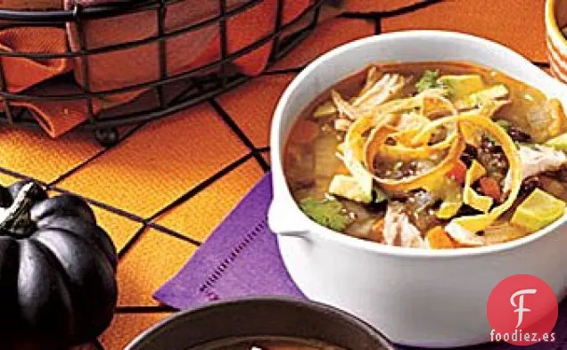 Sopa de Tortilla de Pollo