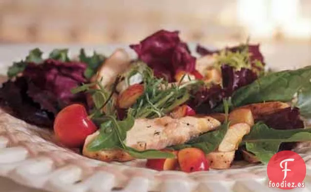 Ensalada De Pollo A La Parrilla Con Cerezas