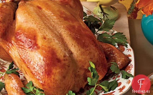 Capon Glaseado con Azúcar Morena con Salsa de Bourbon