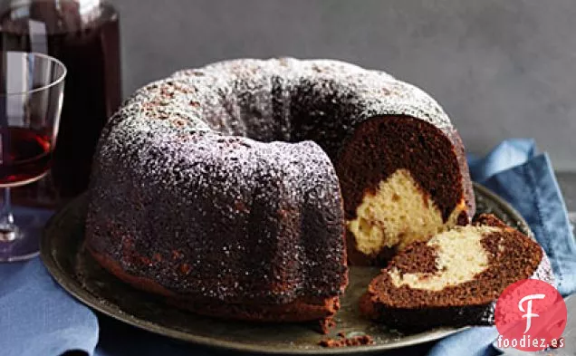 Pastel Bundt de Mármol Inverso