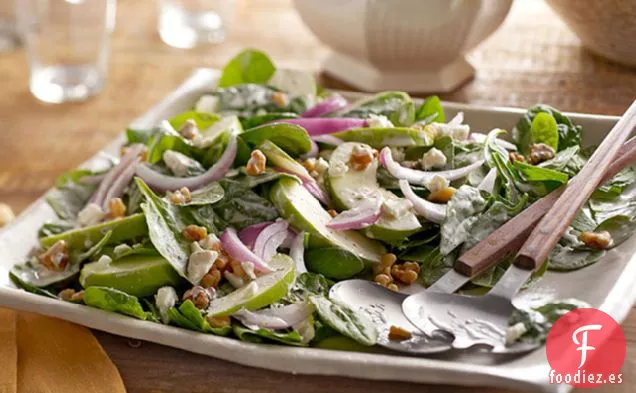 Ensalada de Manzana, Nuez y Espinacas