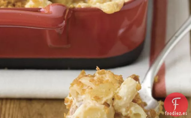 Macarrones ahumados con Queso