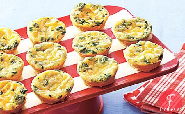 Mini Quiches sin Corteza con Queso