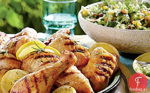 Pollo A La Parrilla En Salmuera con Suero de Mantequilla