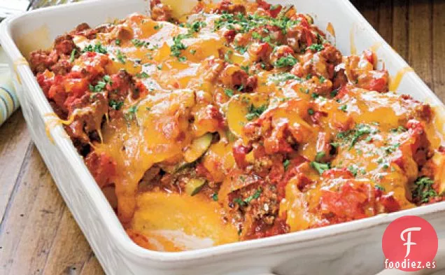 Cazuela De Ternera Con Tomate Y Corteza De Polenta