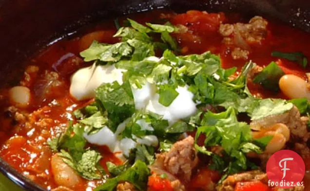 Chile de Pavo y Frijoles