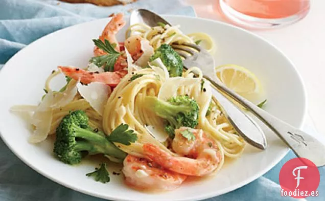 Gambas y Brócoli