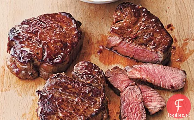 Filetes de Solomillo a la Parrilla con Glaseado de Jengibre y Hoisin