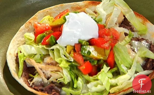 Tostadas de Frijoles Negros Suaves