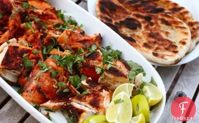 Pollos a la Parrilla al estilo Tandoor o Gallinas de Cornualles