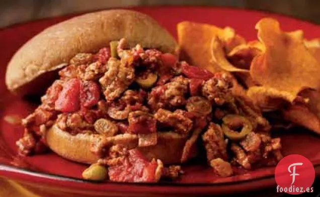 Sándwiches Rápidos de Picadillo de Cerdo