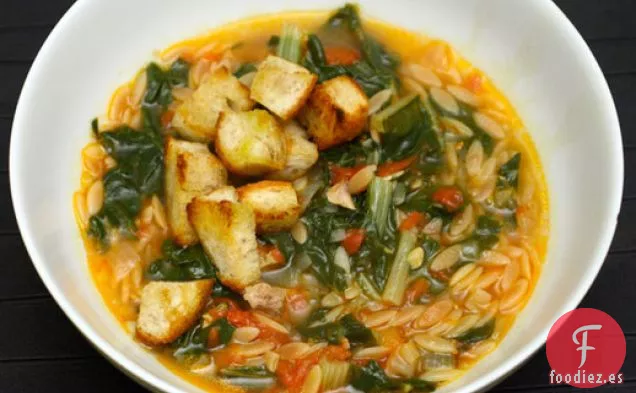Sopa Suiza de Acelgas y Pasta