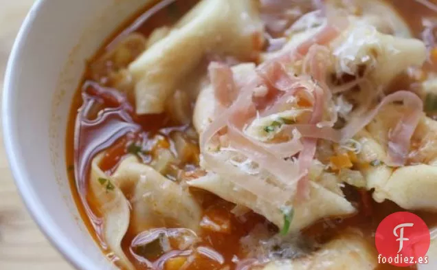 Pasta de Tortellini y Fagioli Abundantes