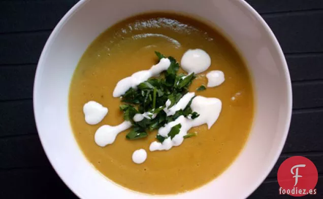 Sopa de Lentejas y Castañas