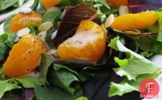 Ensalada De Espinacas Con Aderezo De Miel