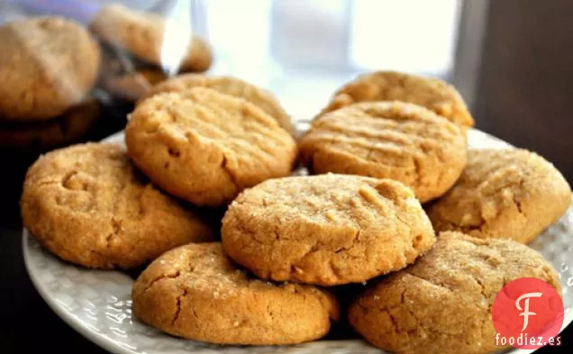 Galletas de Mantequilla de Maní Suaves y Crujientes