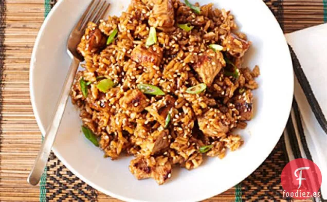 Arroz de Cerdo con Sésamo