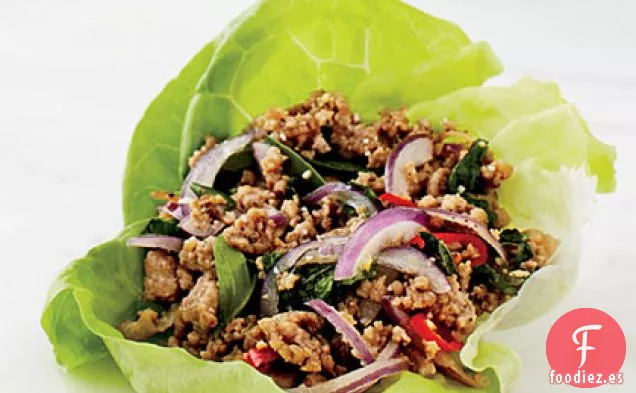 Envoltura de Lechuga Larb de Cerdo