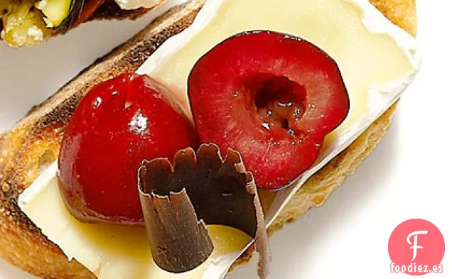 Bruschetta de Queso y Chocolate