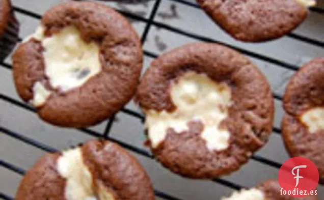 Cocina de las Brillos: Cupcakes de Queso Crema de Chocolate