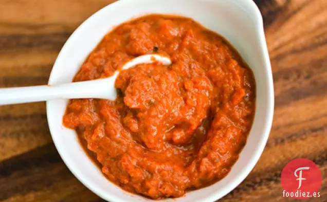 Ajvar (Salsa de Pimiento Rojo Asado Serbio)