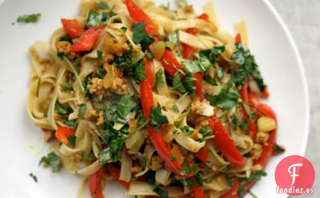Cena de Esta Noche: Fideos de Cerdo al Curry