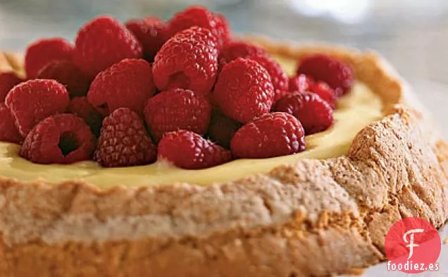 Pastel de Limón y Almendras con Relleno de Cuajada de Limón