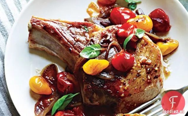 Sartén de Cerdo y Tomate Salteada