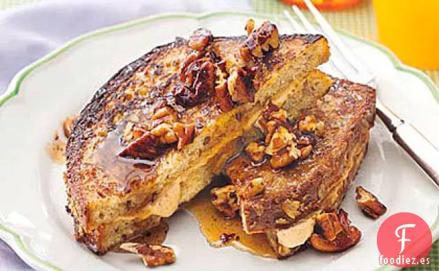 Tostada Francesa Rellena de Calabaza