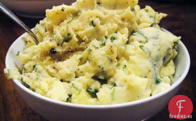 Cocina el Libro: Puré de Patata y Albahaca