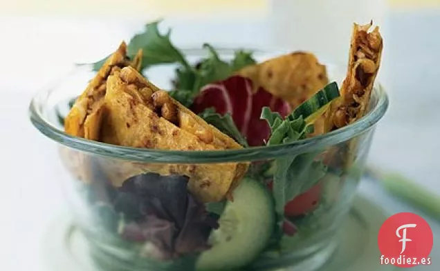 Quesadilla de Maíz y Tomate Secado al Sol con Mozzarella Ahumada