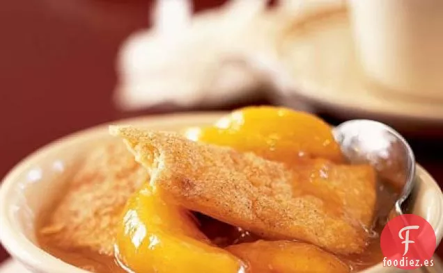 Pastel de Durazno con corteza de Canela