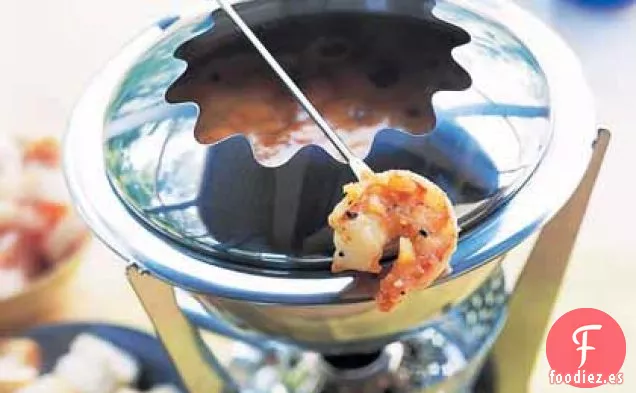 Fondue de Sopa de Camarones