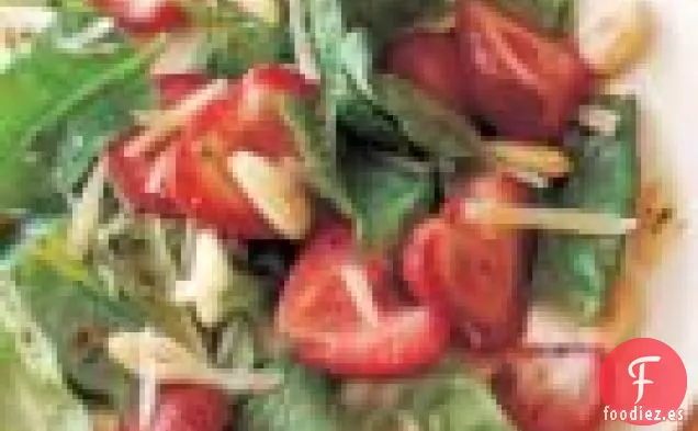 Ensalada De Espinacas Baby Con Fresas Asadas
