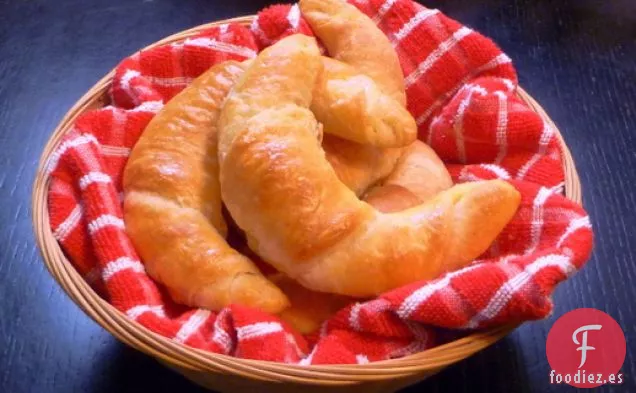 Horneado de pan: Cruasanes fáciles