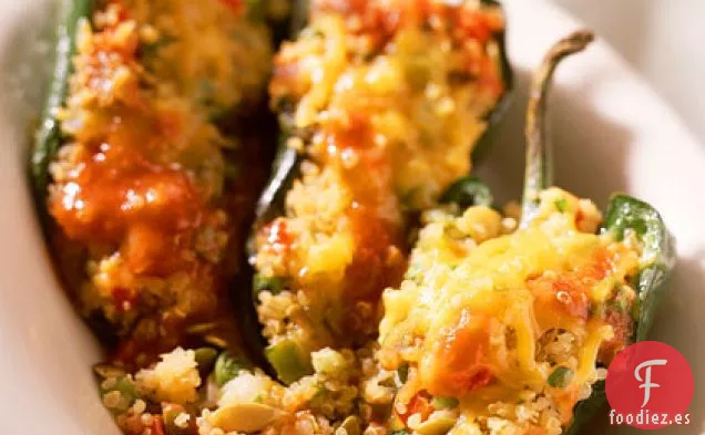 Chiles Poblanos Rellenos de Quinua