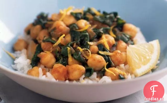 Garbanzos con Espinacas