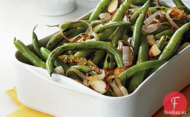 Judías Verdes con Almendras Tostadas y Limón