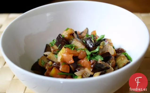 Cena de Esta Noche: Caponata de Berenjena