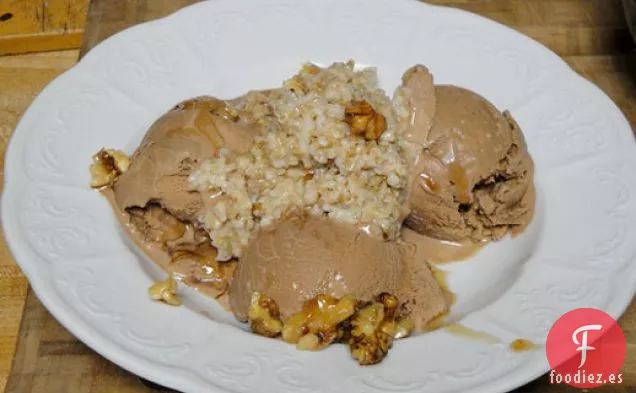 Cobertura de Avena Tostada para Helado