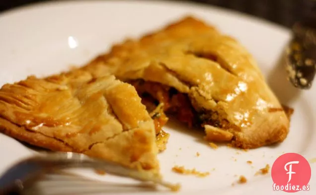 Cena de esta noche: Batata y empanadas de Gruyère