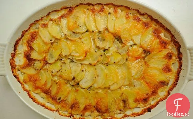 Puerro de Patata Gratinado