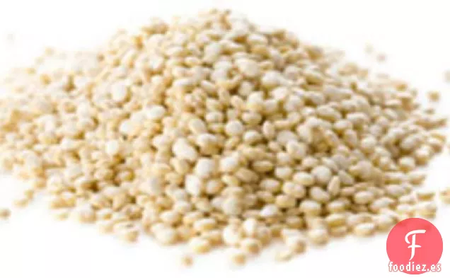 Comer para Dos: Sopa de Quinua con Espinacas, Queso Feta y Cebolletas