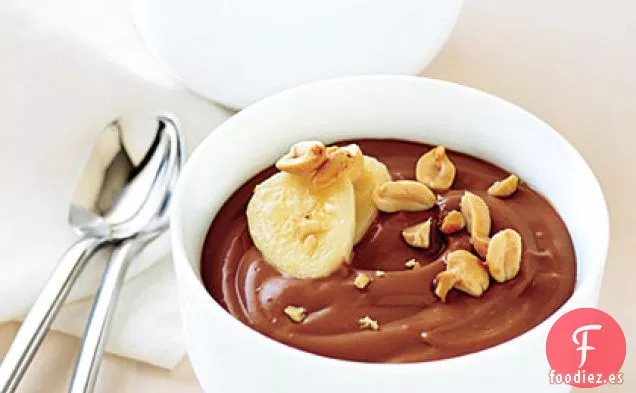 Budín de Mantequilla de Cacahuete y Chocolate