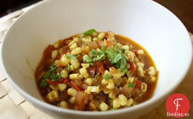 Angrezi Bhutta (Curry de Maíz y Tomate)