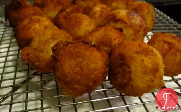 Cocina el Libro: Croquetas de Patata, Jamón y Pimiento de Piquillo