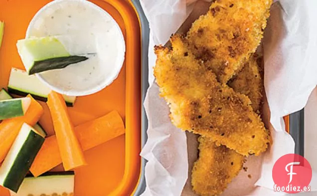 Pollo Frito Crujiente con Salsa Ranchera