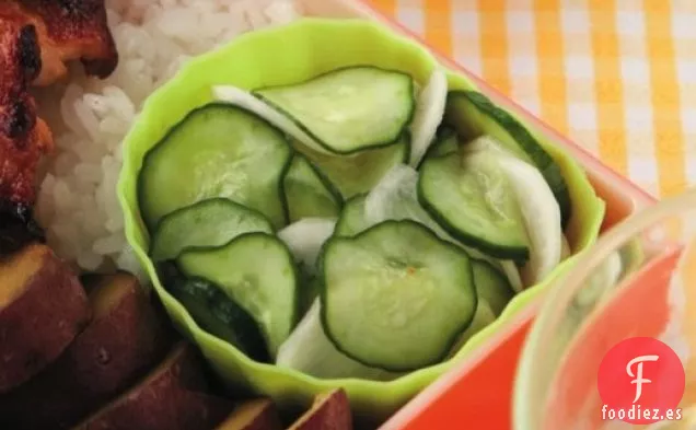 Cocina el Libro: Ensalada de Pepino y Nabo con Yuzu