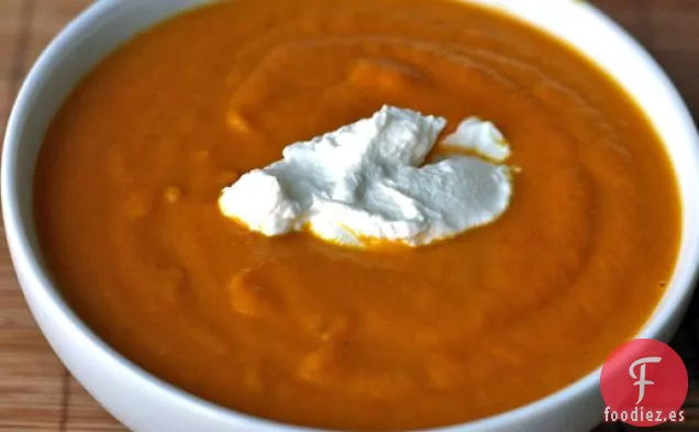 Cena de Esta Noche: Sopa Senegalesa de Zanahoria al Curry